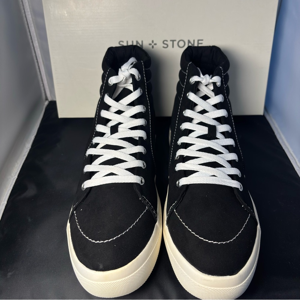 Sun + Stone Jett High Top Sneakers Black – NEW in Box – Size 10.5M
